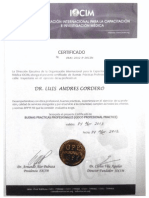 Certificado - Buenas Prácticas Profesionales