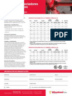 Sprinkler Datasheets Spanish