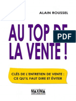 Au Top de La Vente PDF