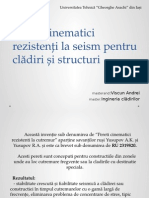 Seismica - pereti cinematici