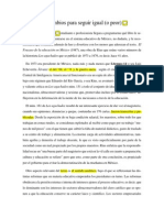 Reseña Del Texto El Fracaso de La Educaión en México Revisada