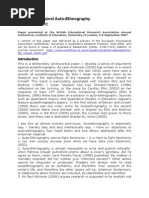 Writing an Autoethnography Guide | PDF | Psychological Concepts ...