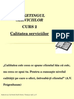 Calitatea Serviciilor I