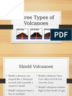 Three Types of Volcanoes