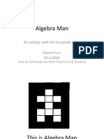 Algebra Man: An Activity With The Hundreds Chart
