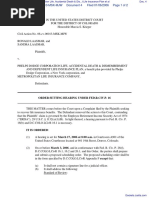 Laasmar et al v. Phelps Dodge Corporation Life, Accidental Death & Dismemberment and Dependent Life Insurance Plan et al - Document No. 4