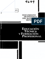 BM Educacion Tecnica y Formacion Profesional 1991