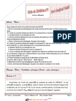 Série D'exercices de Révision N°4 - Sciences Physiques - Bac Sciences Exp (2014-2015) MR Daghsni Sahbi