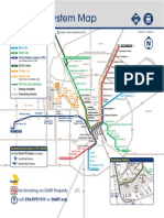 DART Rail System Map: No Smoking On DART Property Call