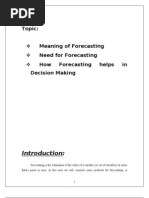 Download Forecasting by Balaji SN26941786 doc pdf