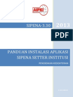 SIPENA 3.30-Panduan Instalasi Aplikasi SIPENA-SETTER Institusi