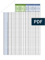 Modelo de Tabla para Tabulación de Encuesta