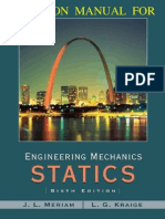 meriam engineering mechanics statics 6th edition, solution