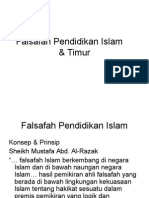 Falsafah Pendidikan Islam & Timur