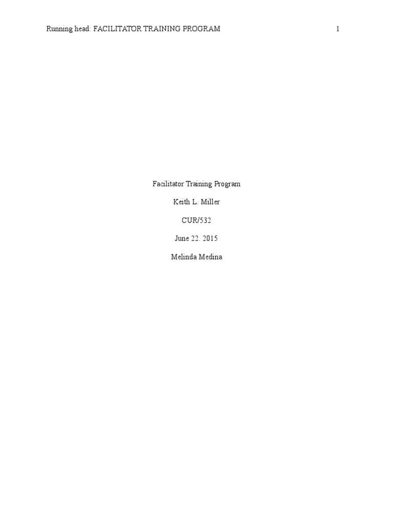 Air Force Facilitator Training Guide | PDF | Educational Technology ...