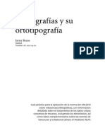 Bibliografías y su ortotipografía