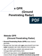 Metode GPR (Radar)