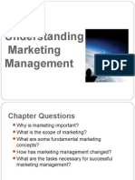 Understanding Marketing Management