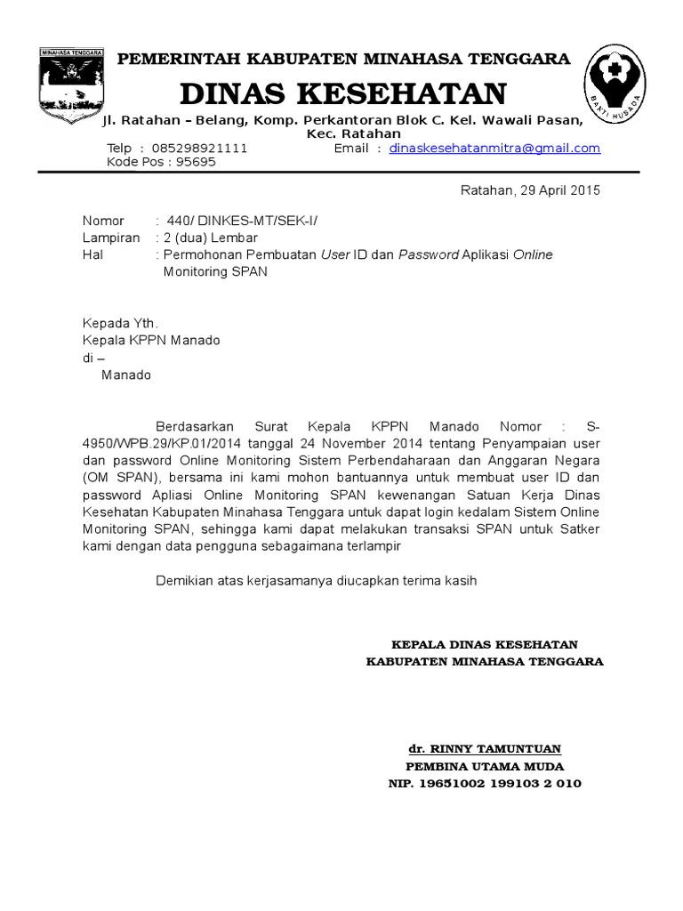 Surat Permohonan Omspan