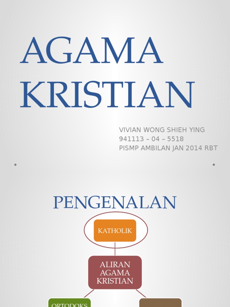 Agama Kristian Pdf