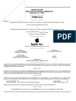 APPLE INC. Q2 2016 Form 10-Q