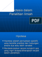 9.hipotesis Dalam Penelitian