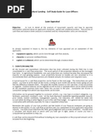 Loan Appraisal: Agricultural Lending - Self Study Guide For Loan Officers