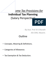 Individual Tax Planning