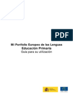 Guia sobre el portfolio de lenguas primaria