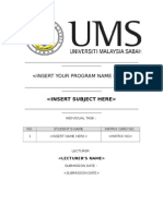 Ums Cover Template