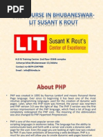 PHP Course in Bhubaneswar-LIT Susant K Rout