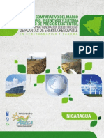 Analisis Comparativo Del Marco Regulatorio Incentivos y Sistema Tarifario de Precios Existentes para La CompraGeneracion de Electricidad de Plantas de Energia Renovable en Centroamerica y Panama