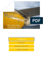 Vueling Airlines' 2009 Fourth Quarter, Full Year Analysts Presentation