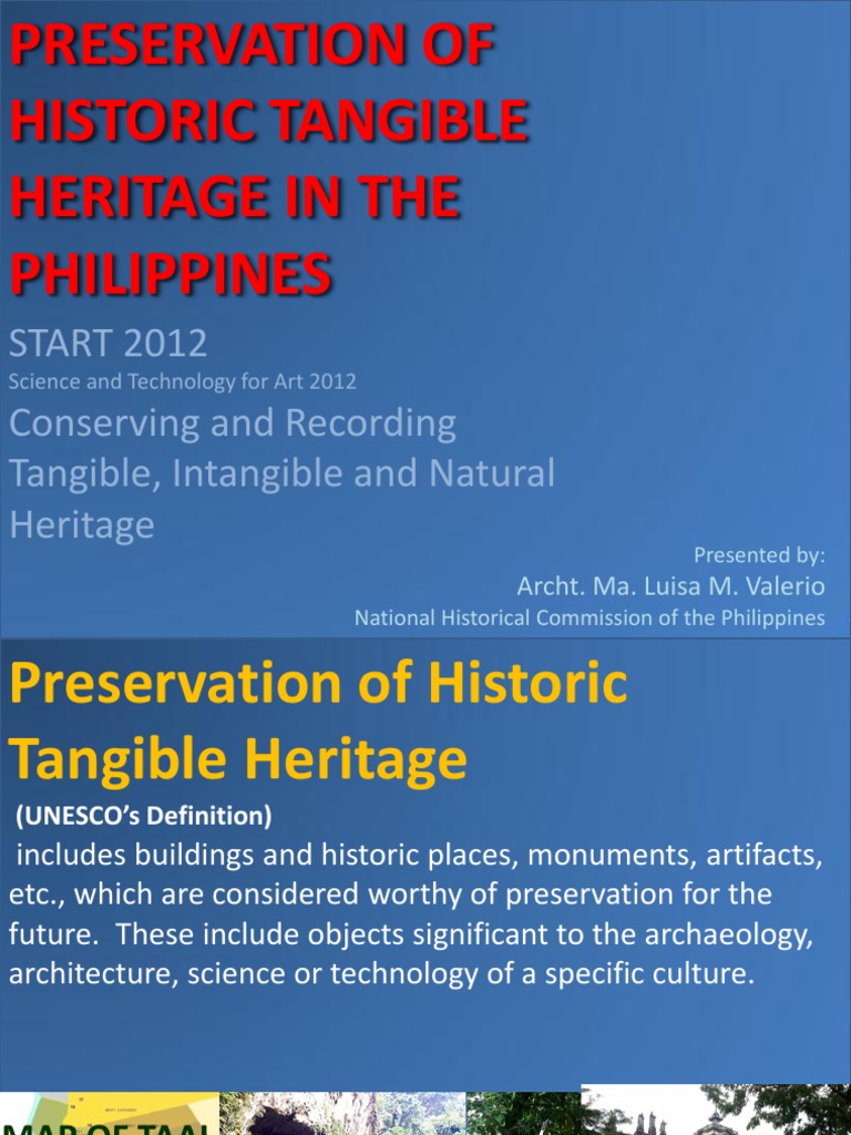 Heritage Preservation in the Philippines | PDF | Cultural Heritage ...