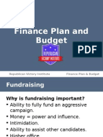 Finance Plan and Budget - Rvi