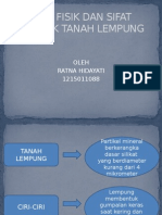 Perilaku Tanah Lanau