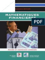 Mathématiques Financières -cours et exercices corrigés(Edition 2001)