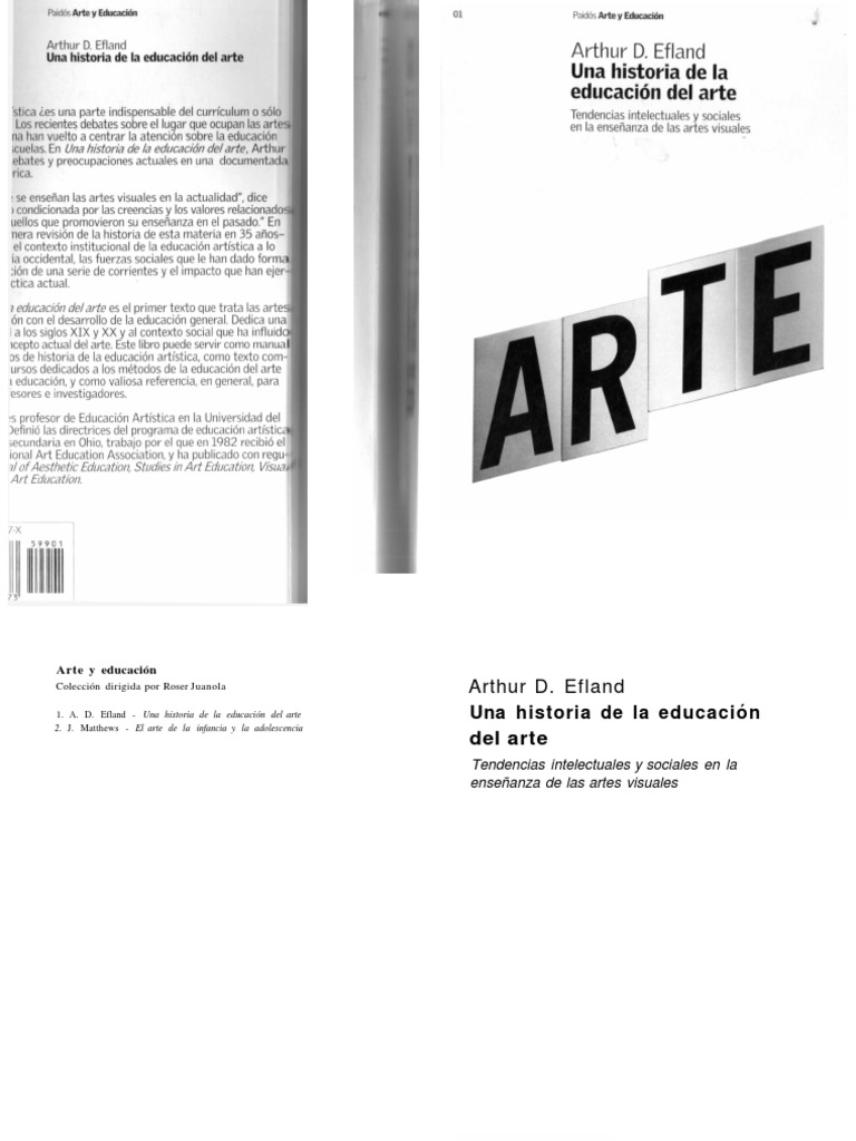 Una Historia De La Educacion Artistica Arthur Efland - 