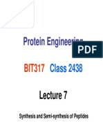 Synthesis and Semi Synthesis of Proteins