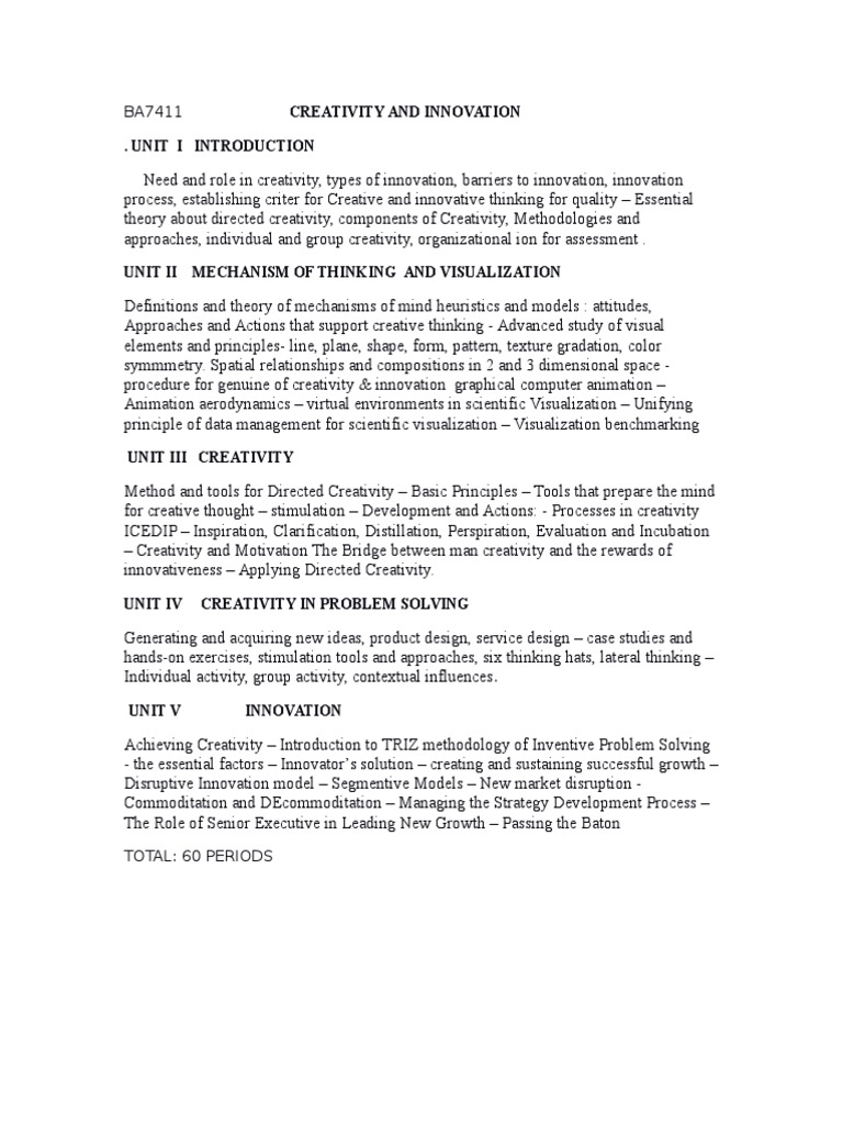 ICEDIP Model in Creativity and Innovation | PDF