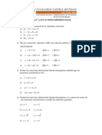 Guía Ecuaciones Diferenciales