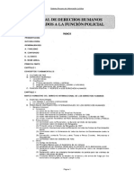 Mmanual de derechos humanosanual de Derechos Humanos Aplicacion a La Funcion Policial