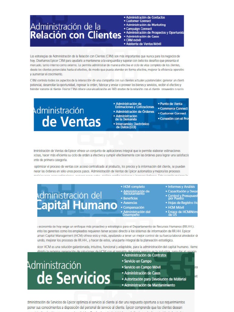 Modulos Epicor | PDF