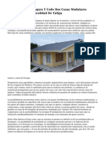 La Diputacion Inaugura Y Cede Dos Casas Modulares Turisticas en La Localidad de Taliga