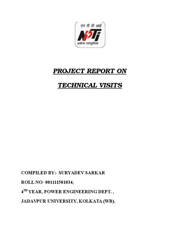 Technical Visit Report - Power Engineering | PDF