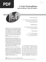 A Crise Do Jornalismo