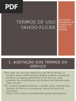 Termos de Uso Yahoo Flickr 