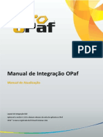 Manual de Integração Do Opaf Versão 4.1.0.0