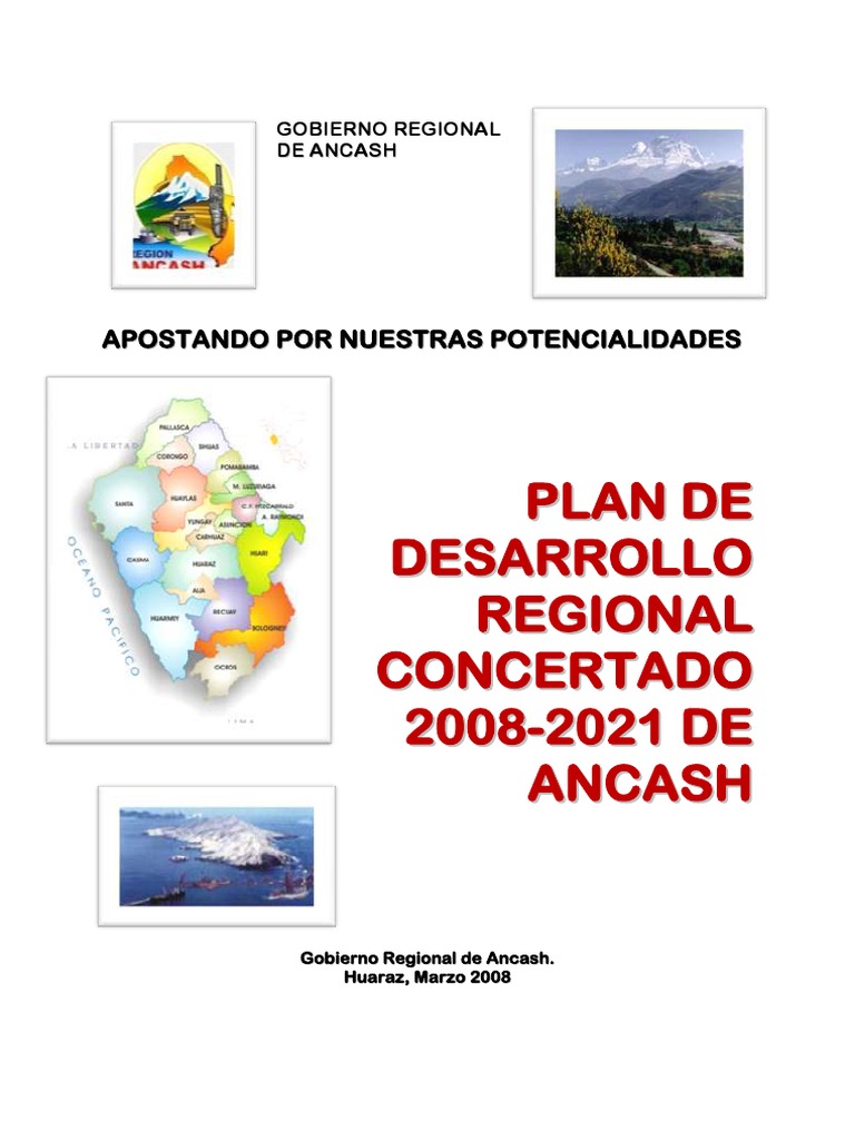 Plan de Desarrollo Regional Anccash 2021 | PDF | Presupuesto ...