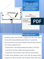 Presenter Critical Appraisal